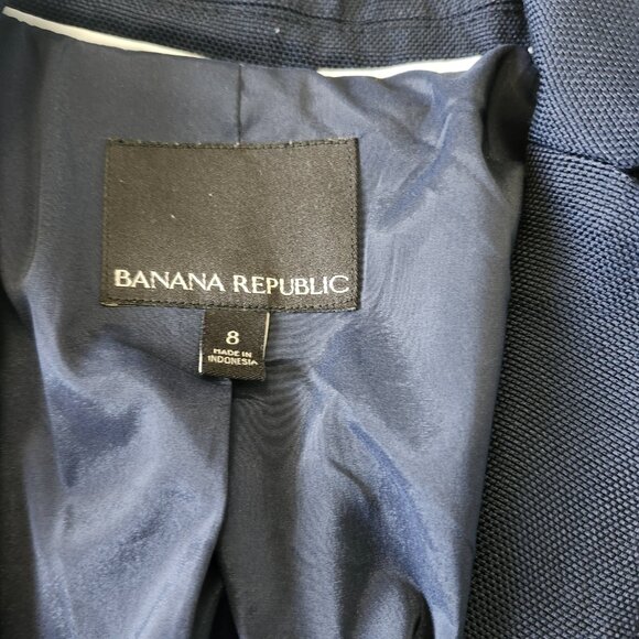 BANANA REPUBLIC | Fray Trim Blazer - Picture 5 of 8